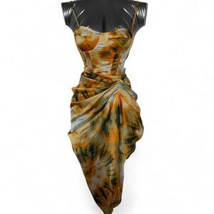 Prettylittlething Women's Skirt and Corset top Set
